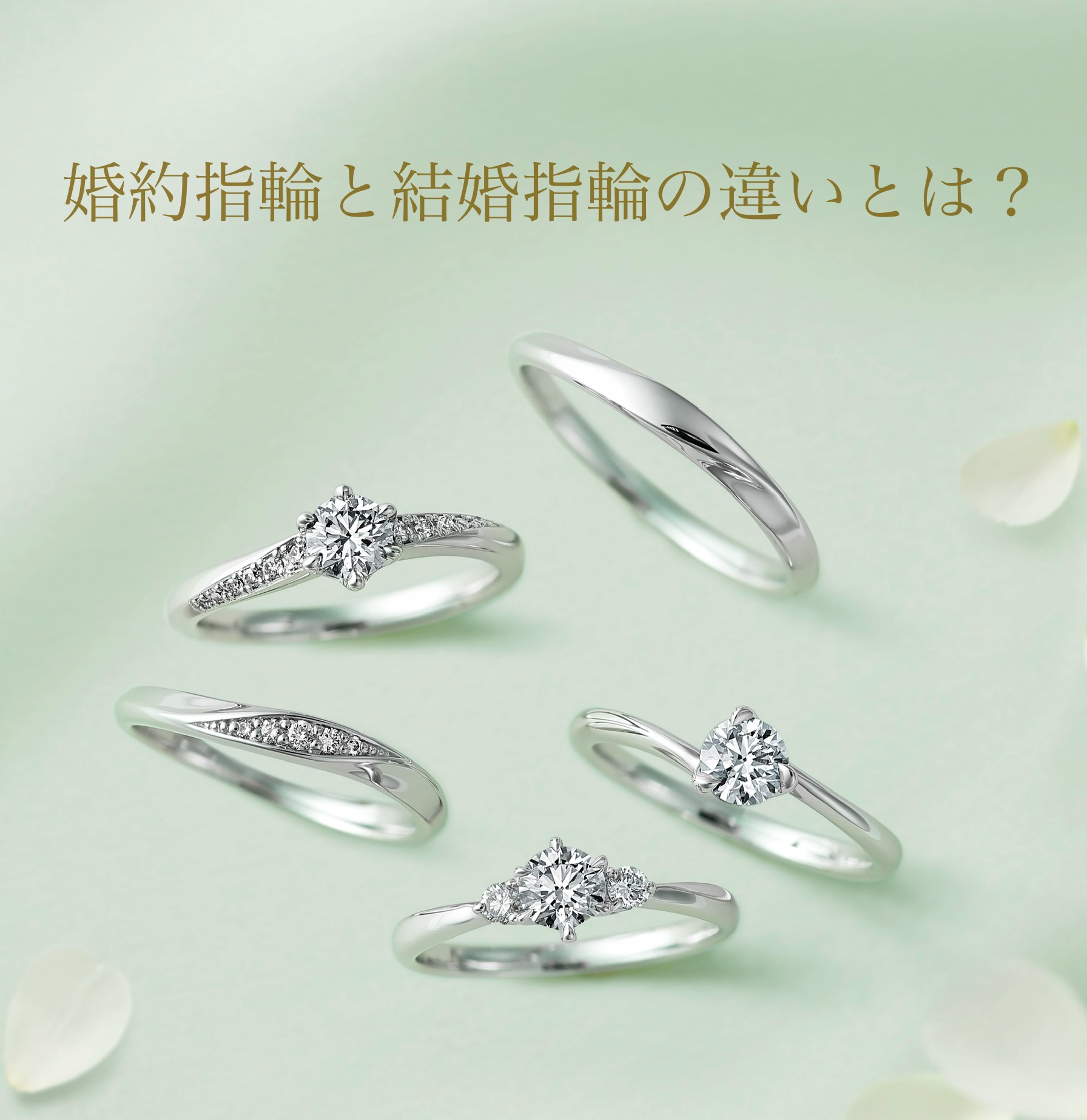 婚約指輪と結婚指輪