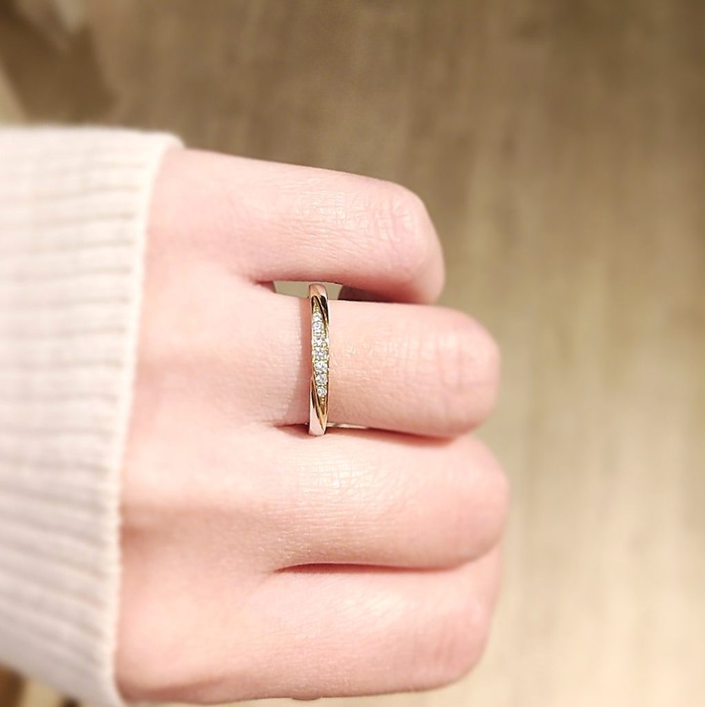 結婚指輪『シャンタル』試着
