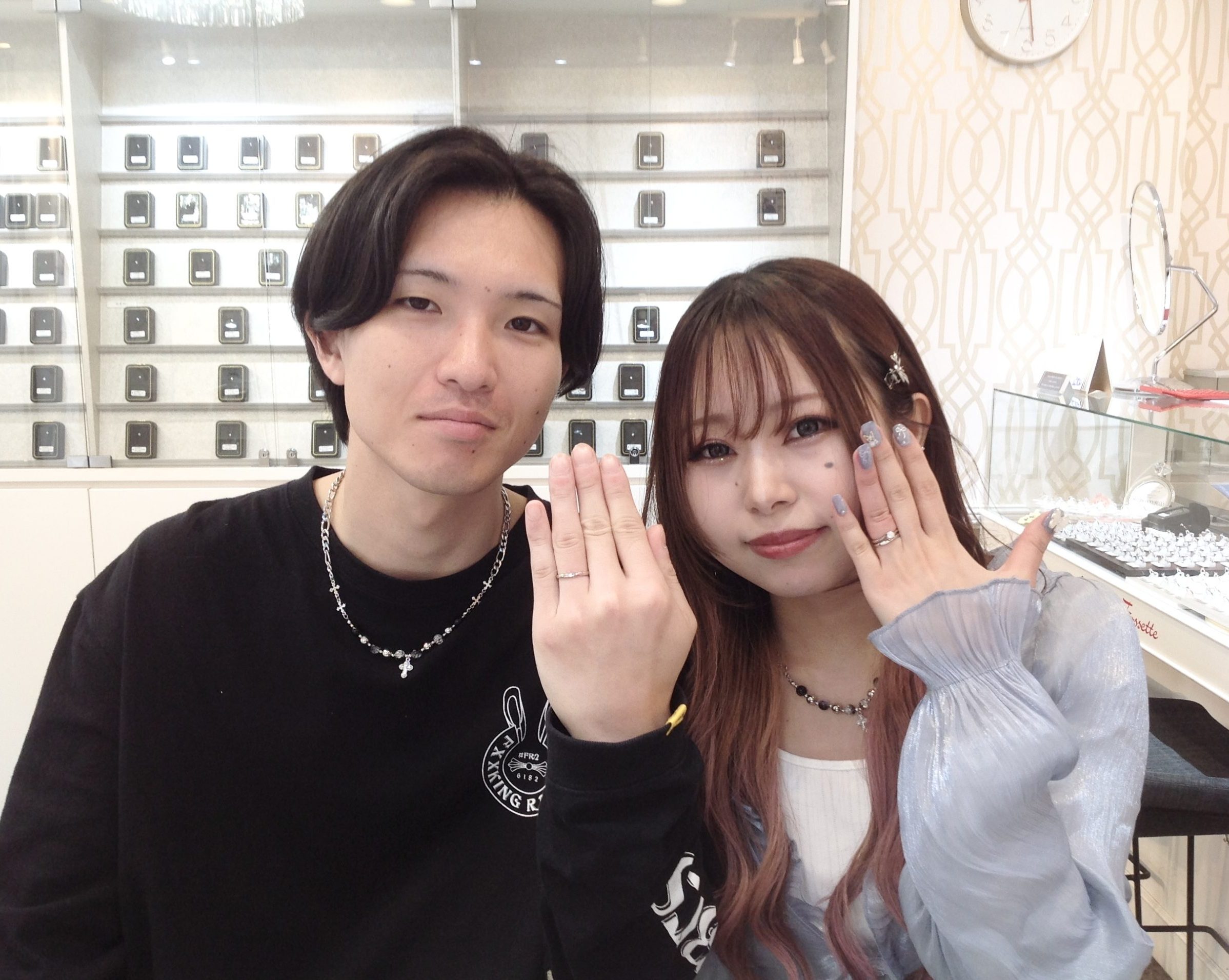 仙台店で婚約指輪・結婚指輪をご成約いただいたお客様