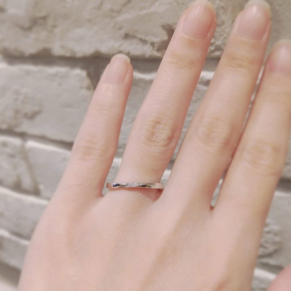結婚指輪『アルミサエル』試着