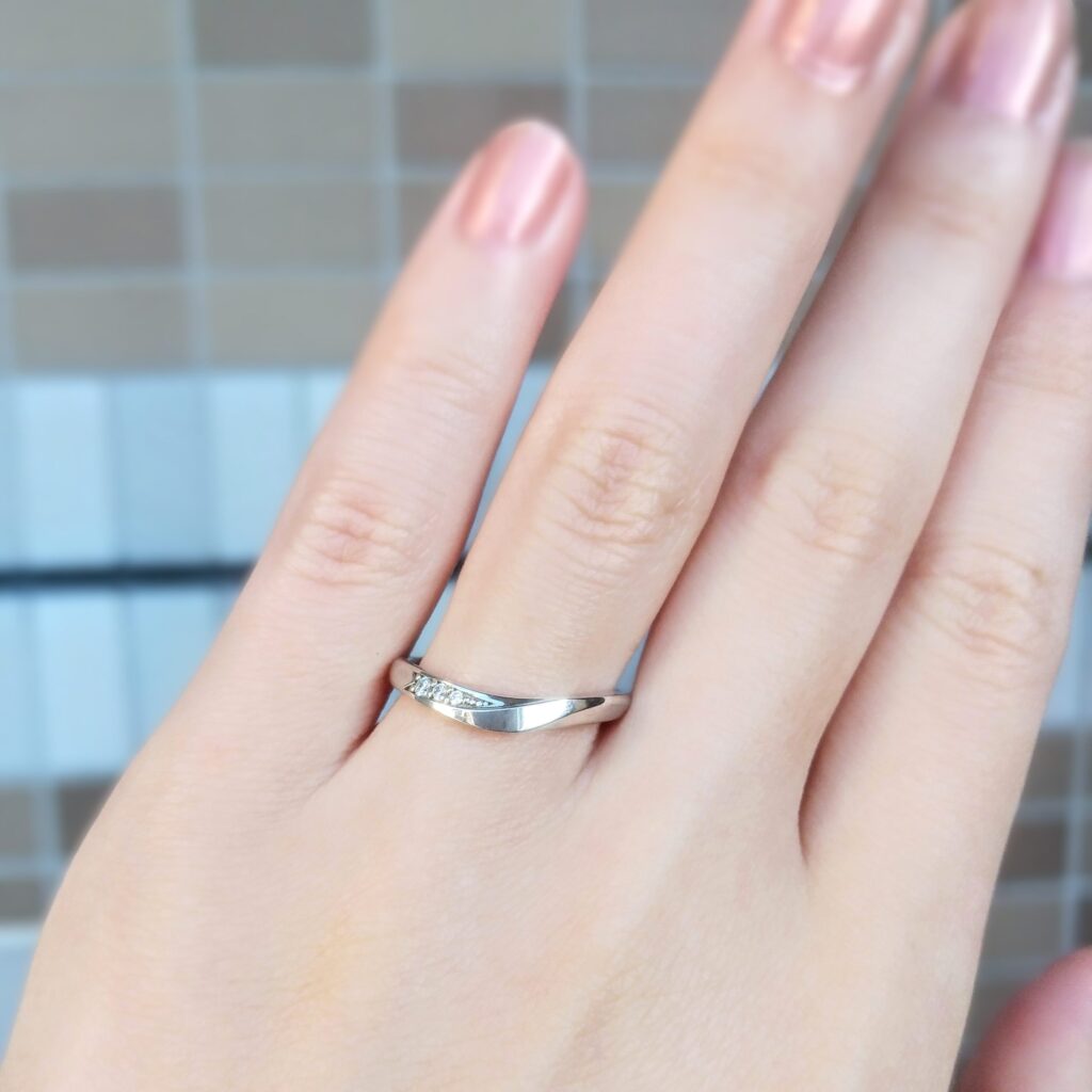 結婚指輪『アズリエル』試着