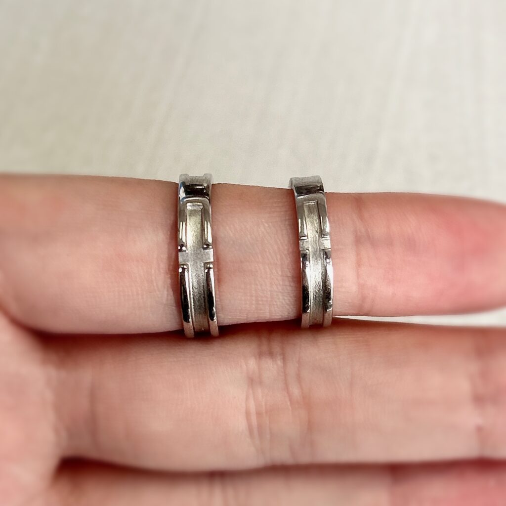 店頭限定デザインの結婚指輪
