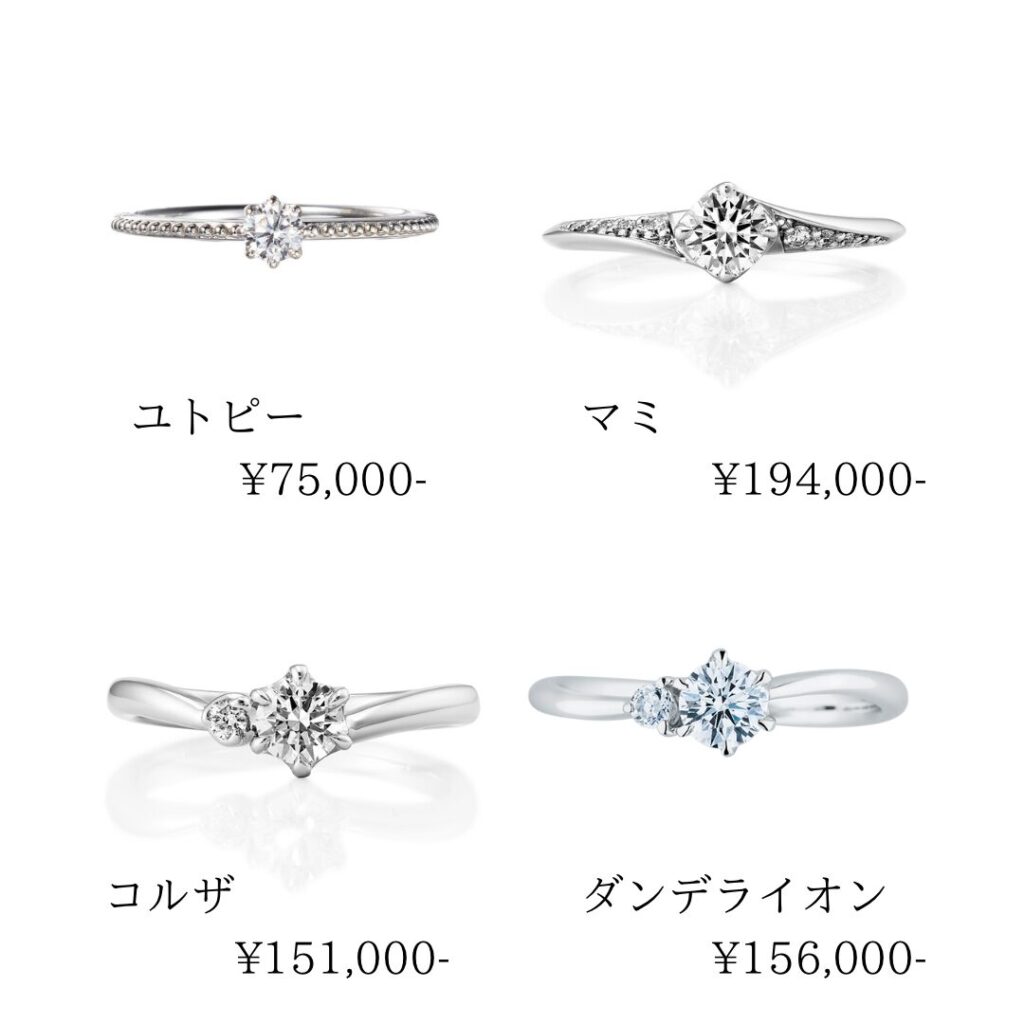 骨格ウェーブさんにおすすめの婚約指輪