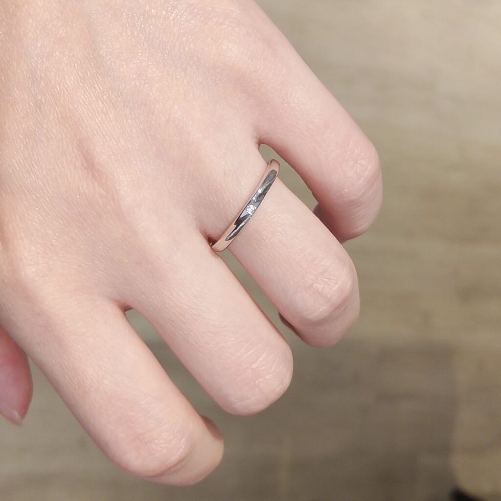 結婚指輪『スーリール』試着