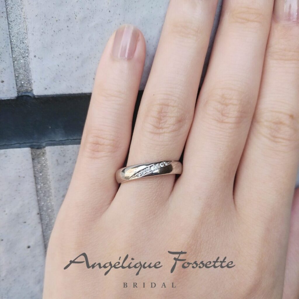 結婚指輪『ポルテ』試着