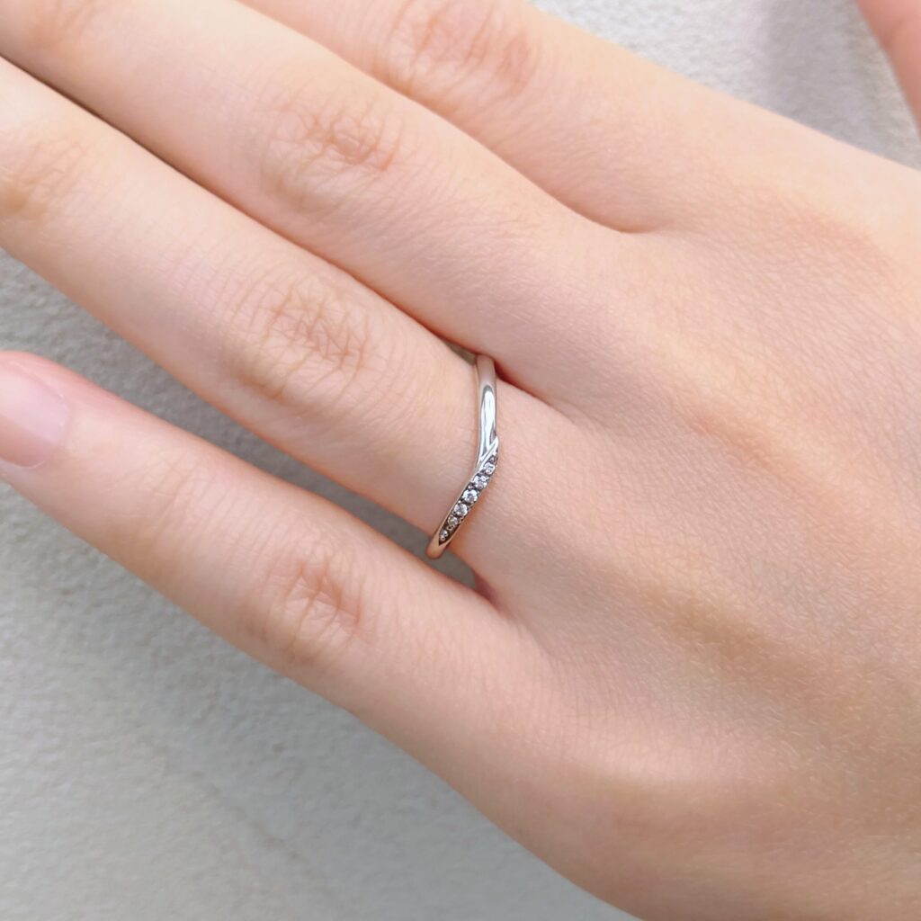 結婚指輪試着