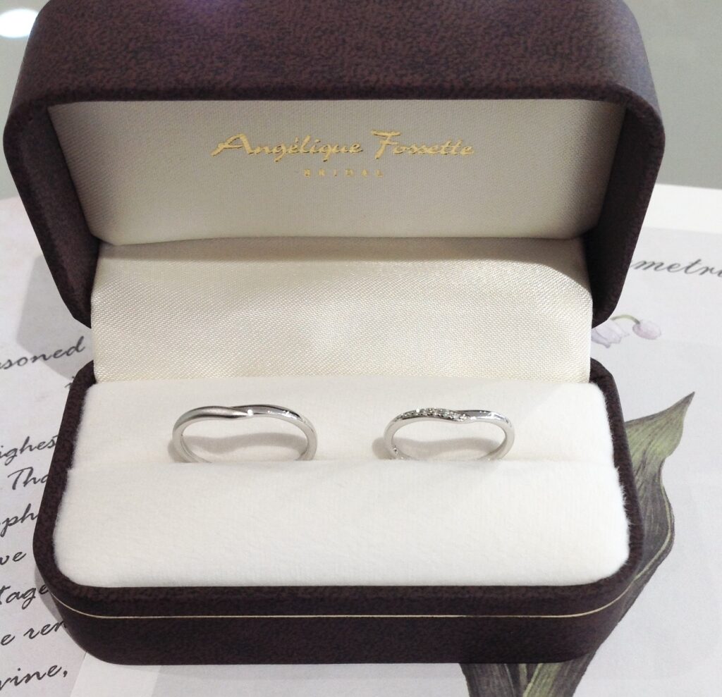 お客様の完成した結婚指輪