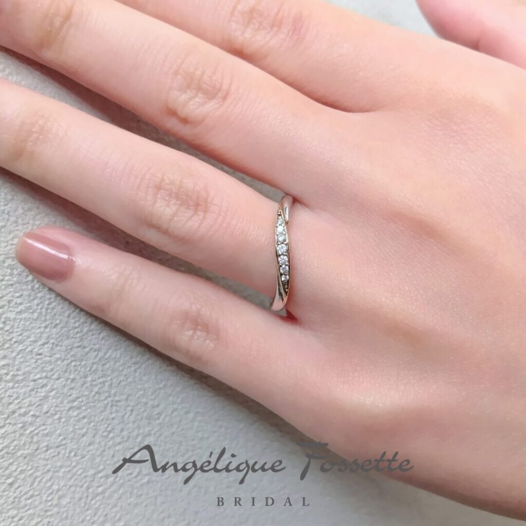 結婚指輪『コライユ』試着