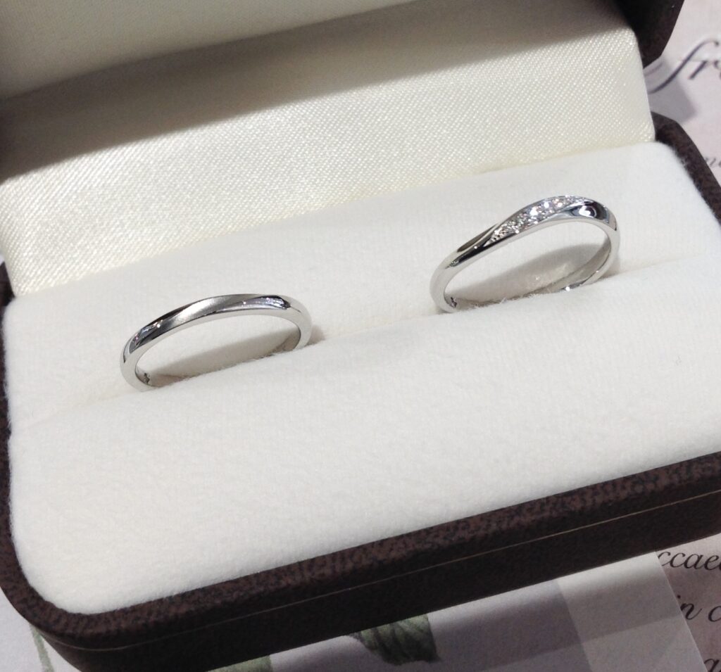 ケースに入った結婚指輪