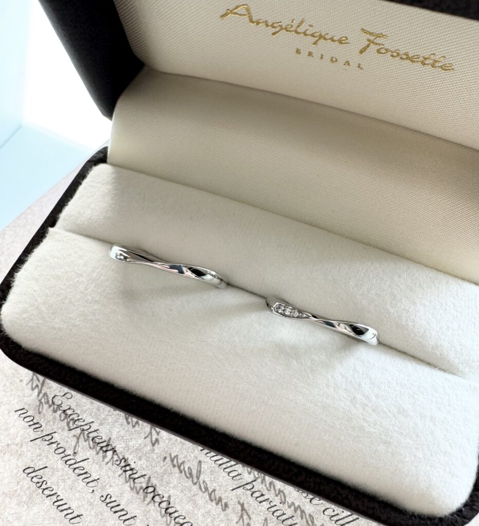 お客様の完成した結婚指輪