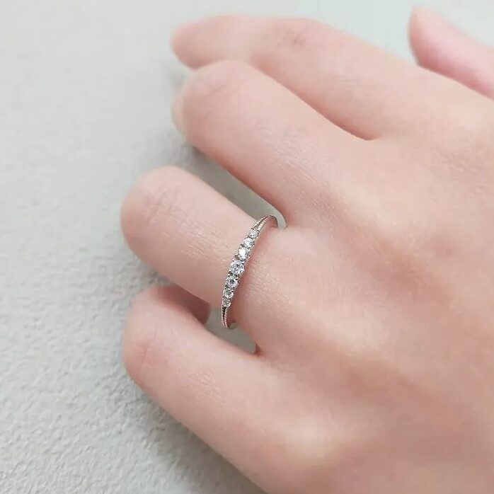 カジュアルエンゲージリング試着