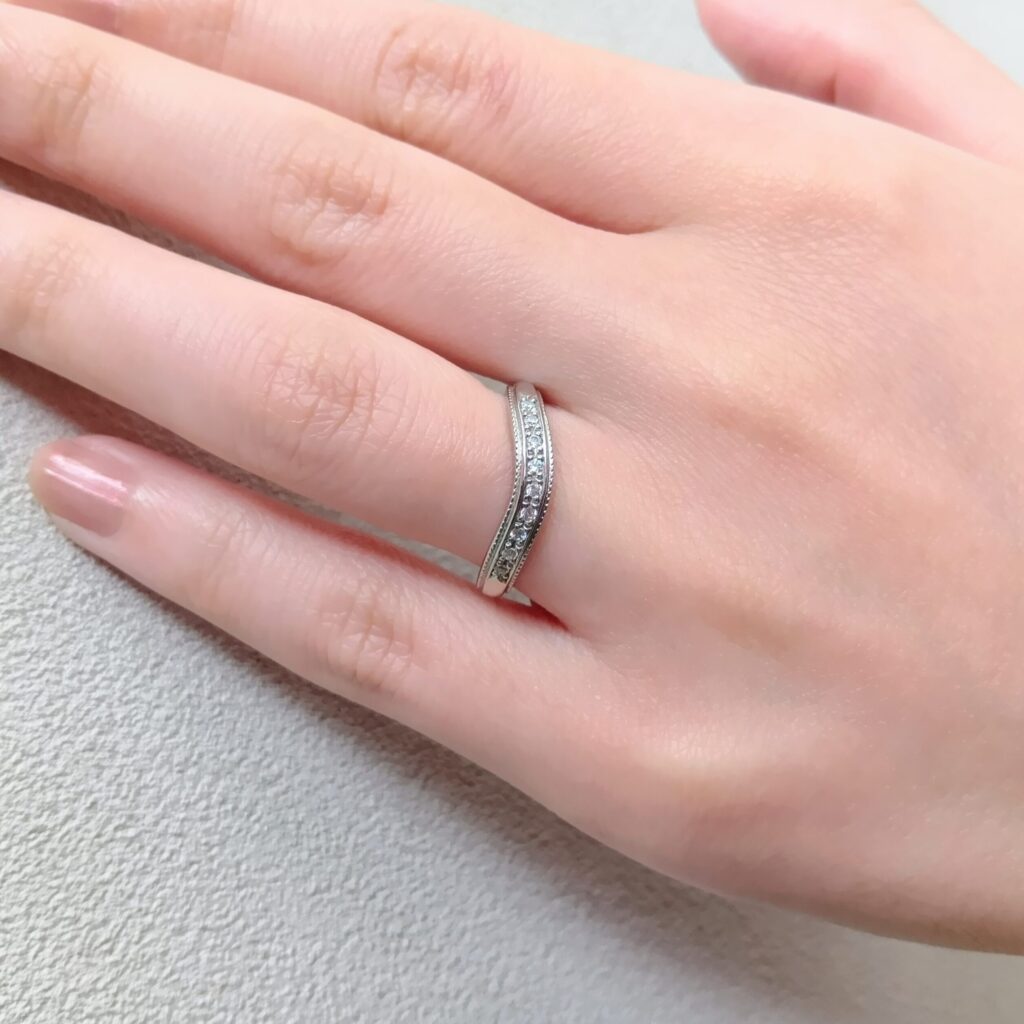 結婚指輪『フォルチュンヌ』試着