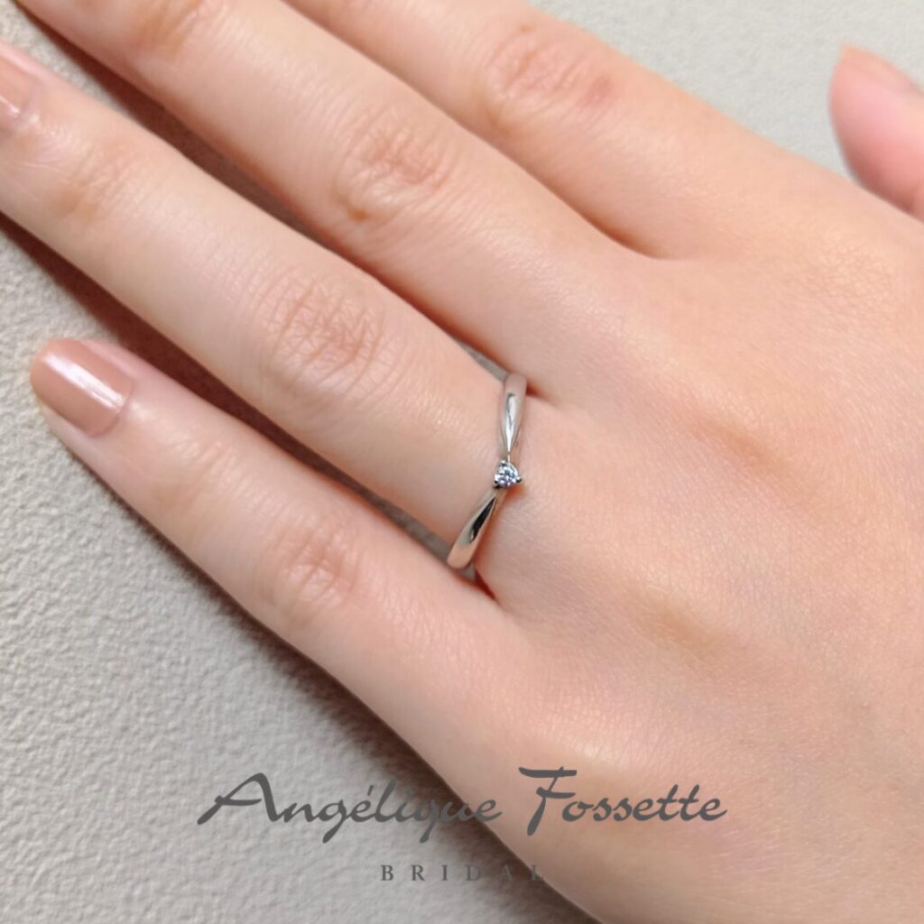 結婚指輪『アラエル』試着