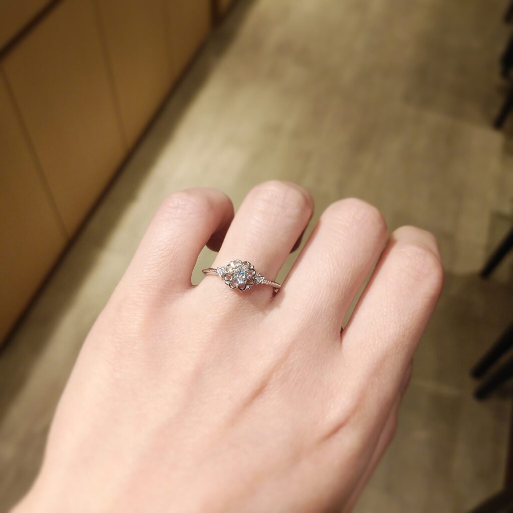 ル・ベリエを着けた手元