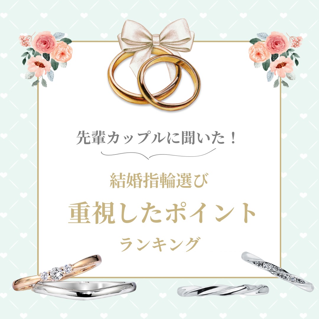 2種類の結婚指輪