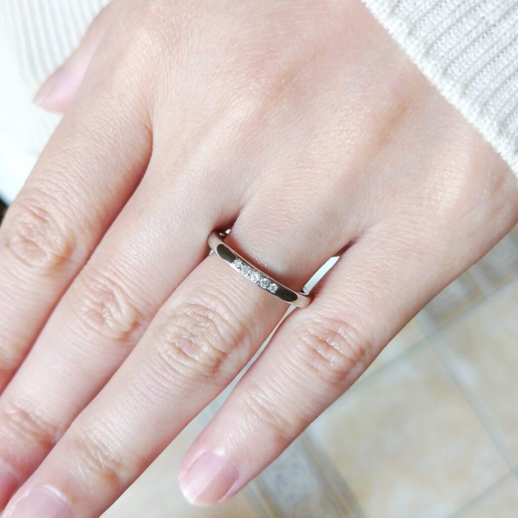 シャリテを付けた手元