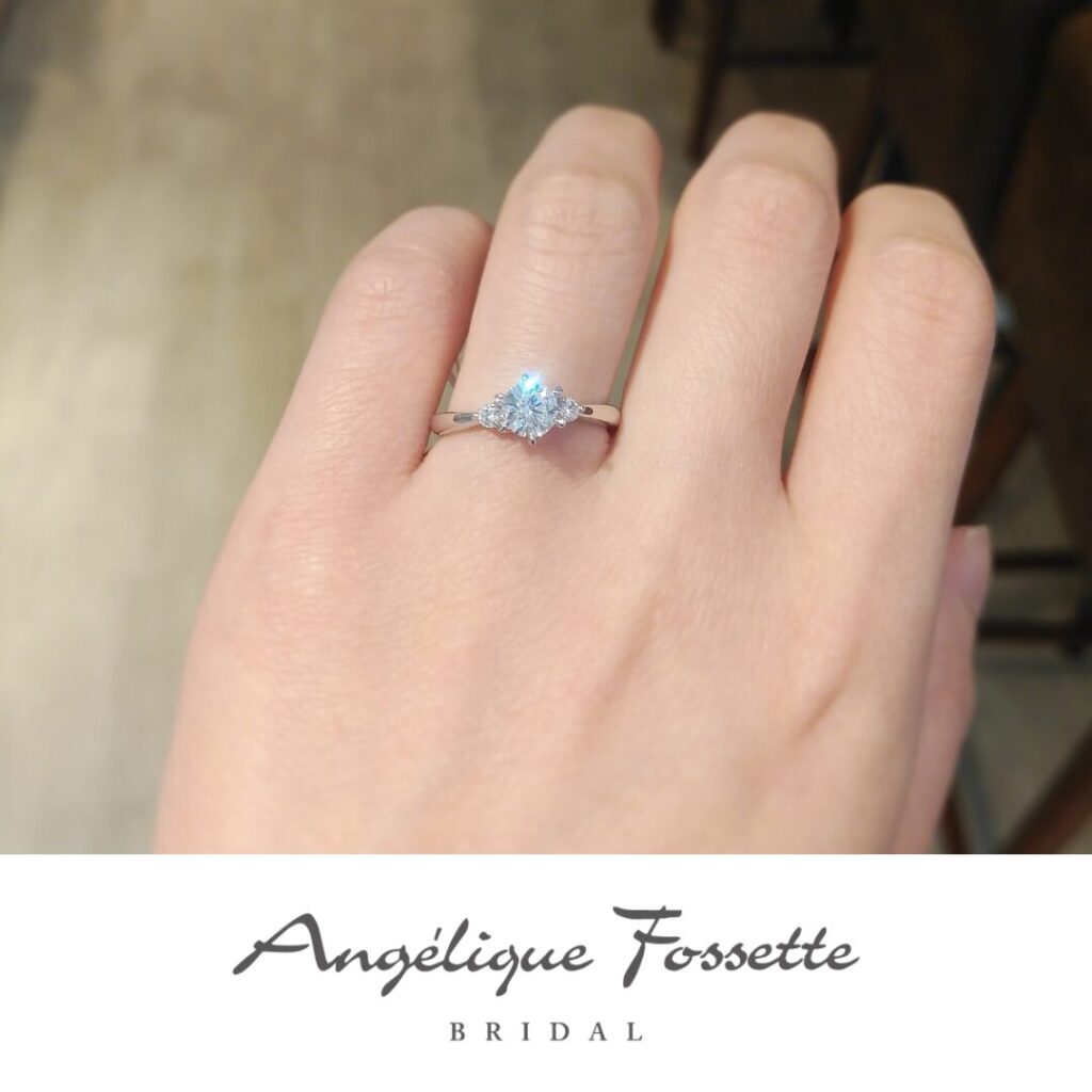 婚約指輪『リラ』試着