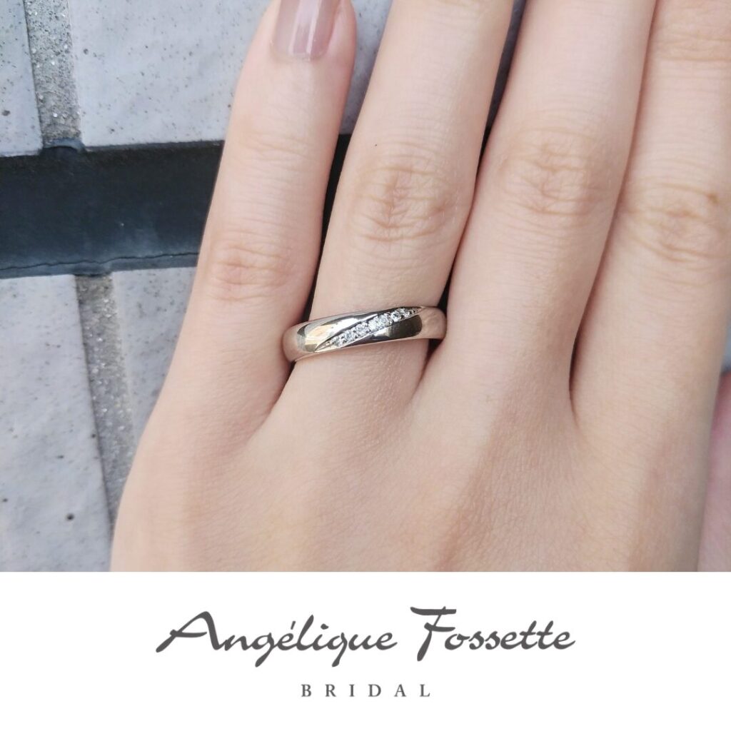 結婚指輪『ポルテ』試着