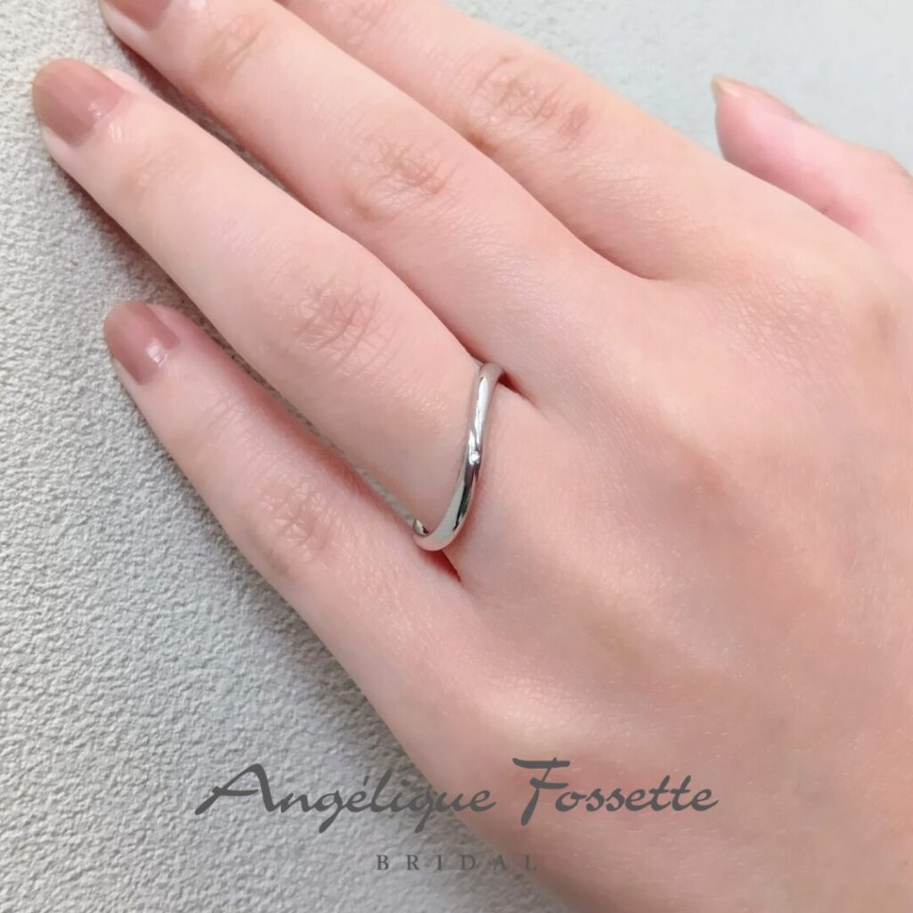 結婚指輪『マンス』試着