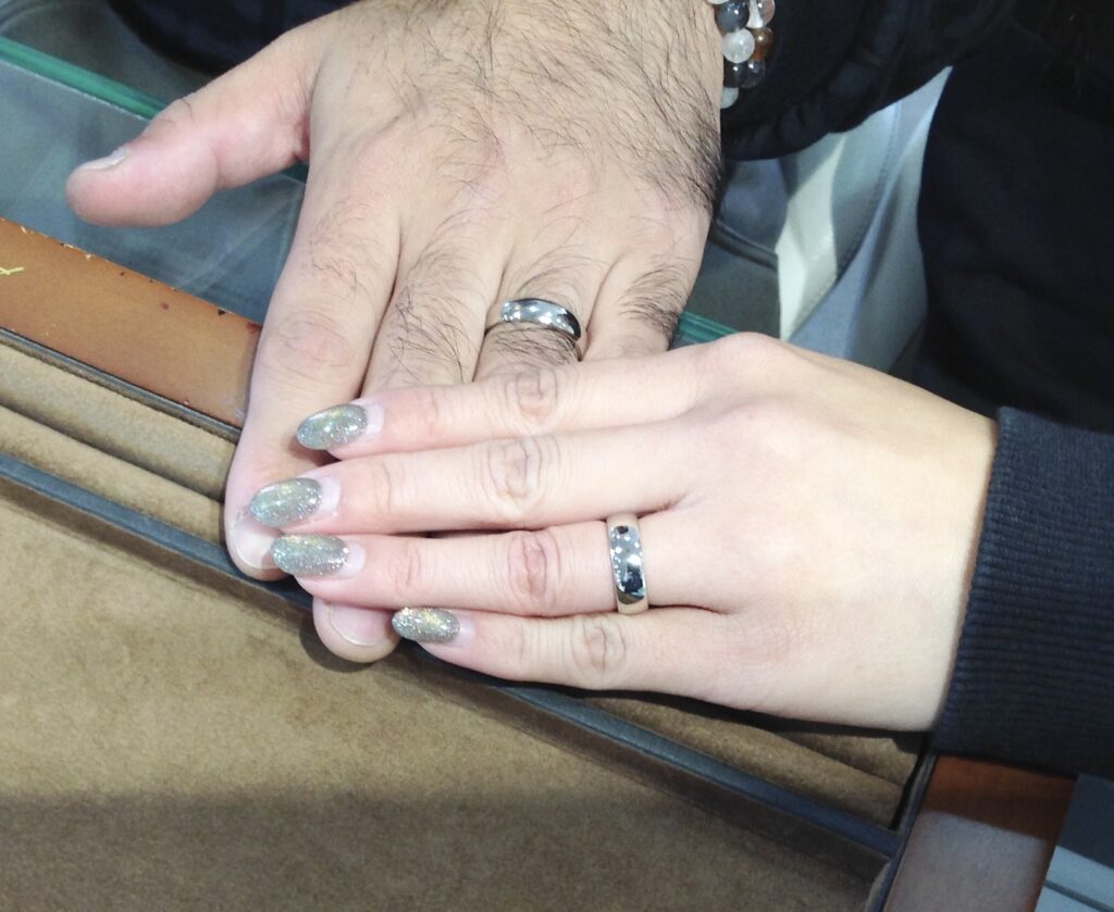 実際に着けた手元