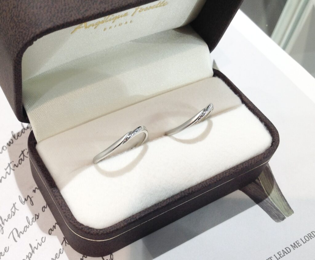 完成した結婚指輪