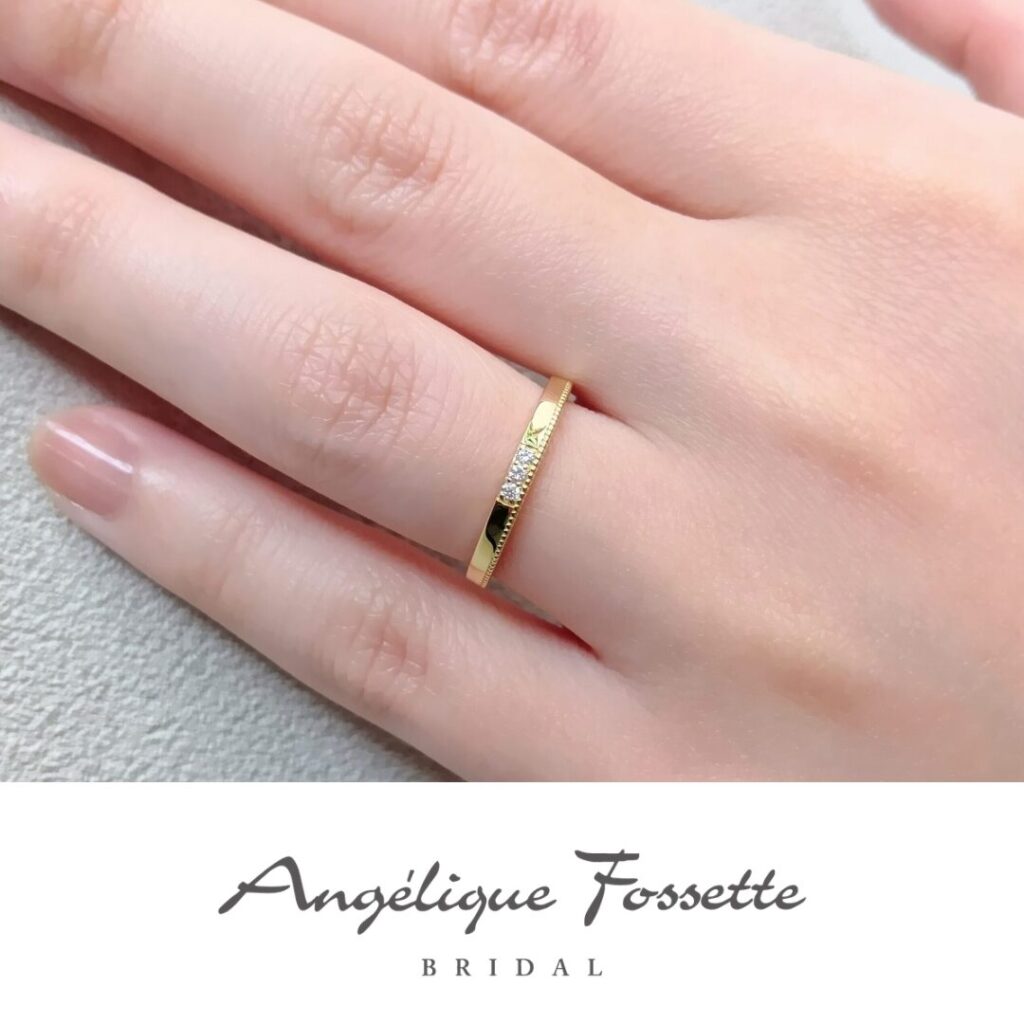 結婚指輪『アナエル』試着