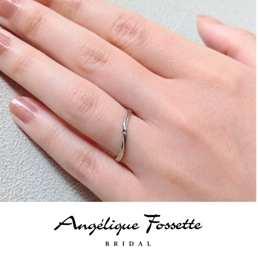 結婚指輪『スイーニュ』試着