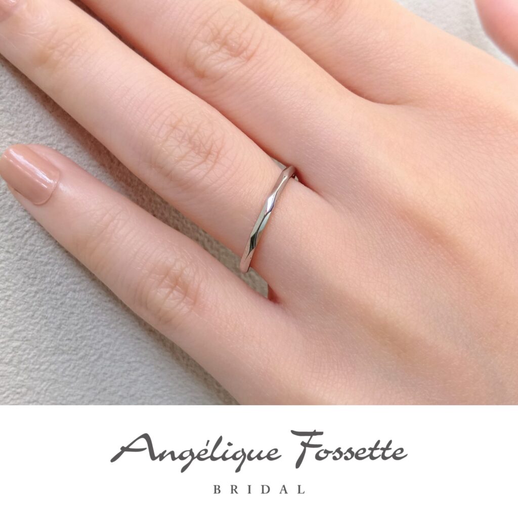 結婚指輪『ミロワール』試着