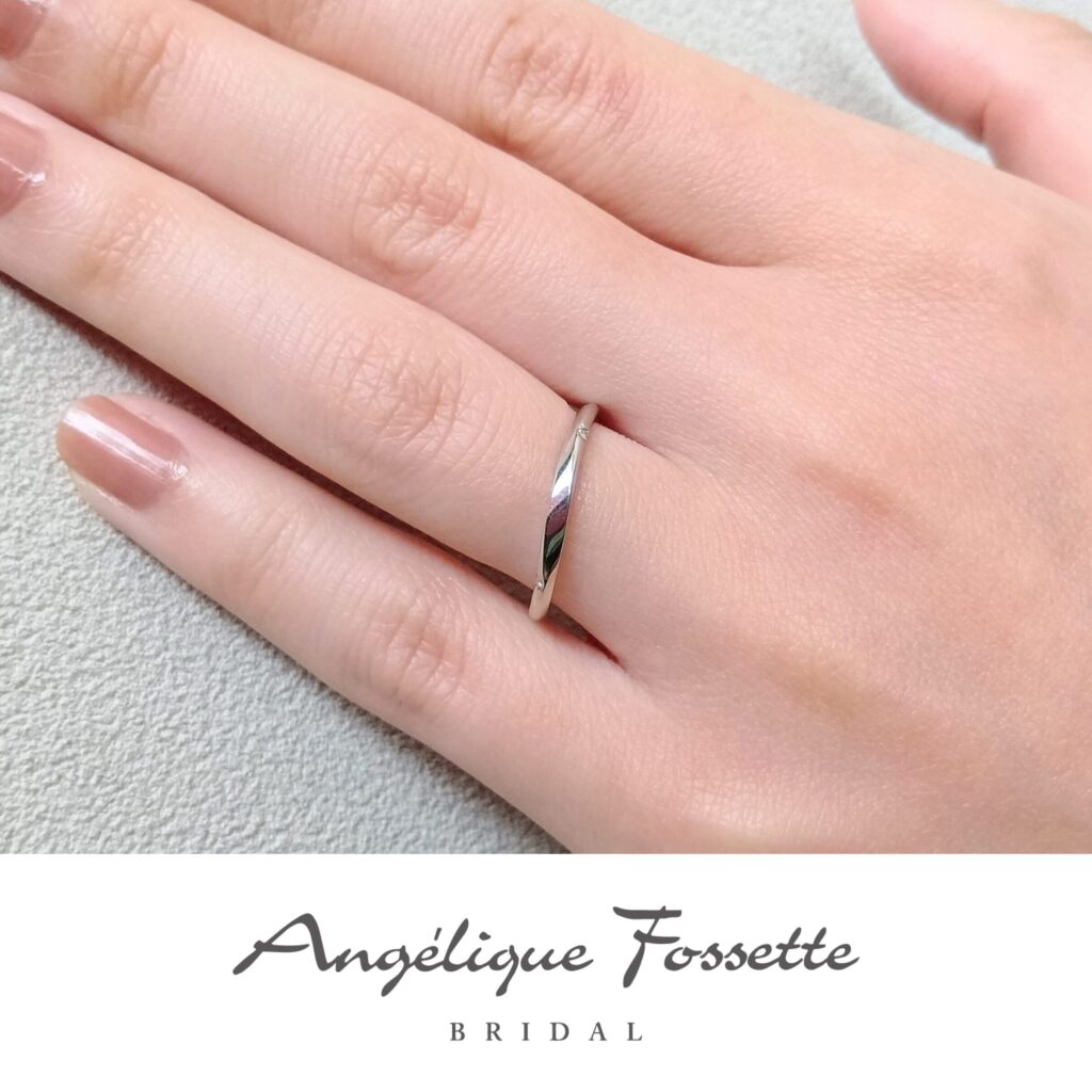 結婚指輪『ベガ』試着