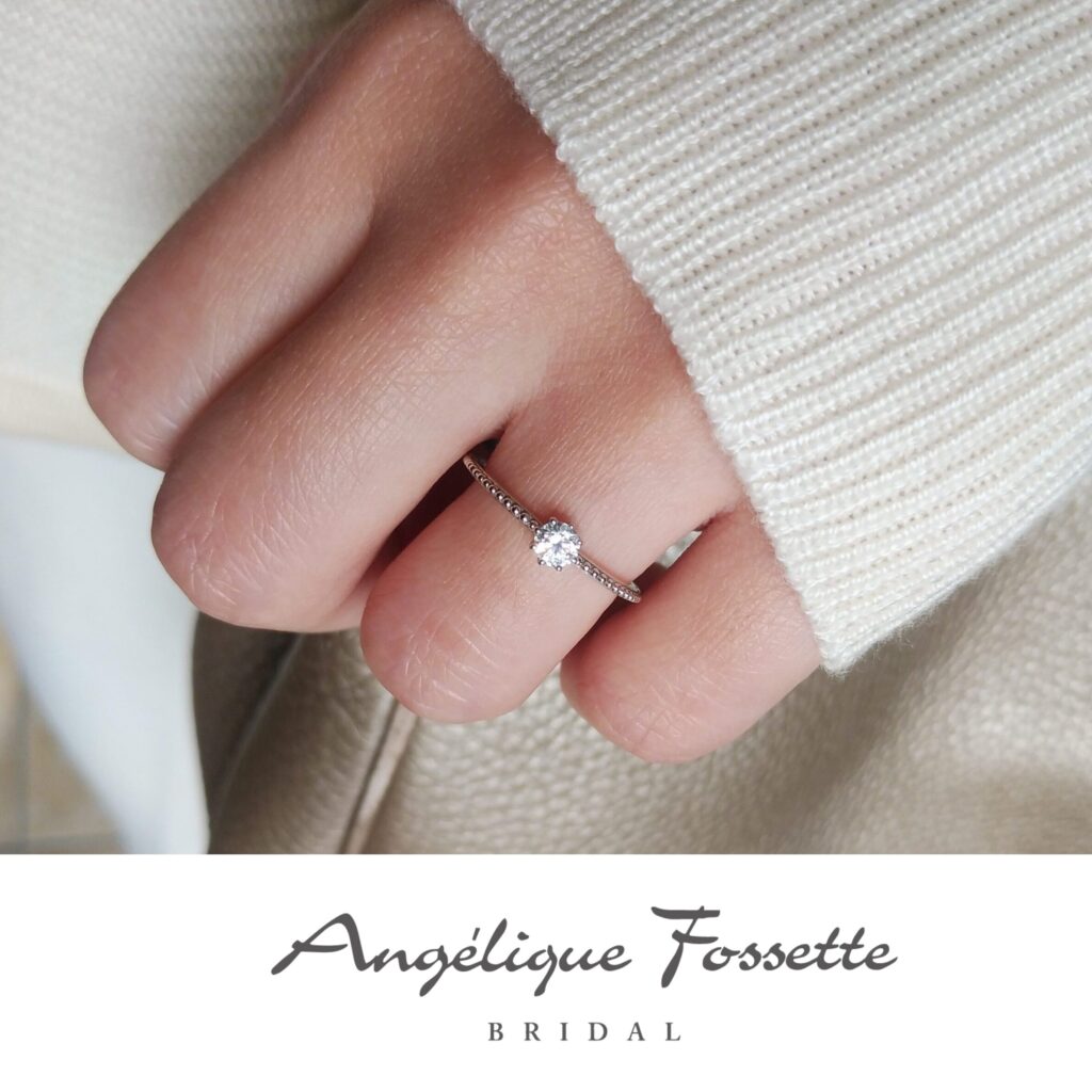 婚約指輪『ユトピー』試着