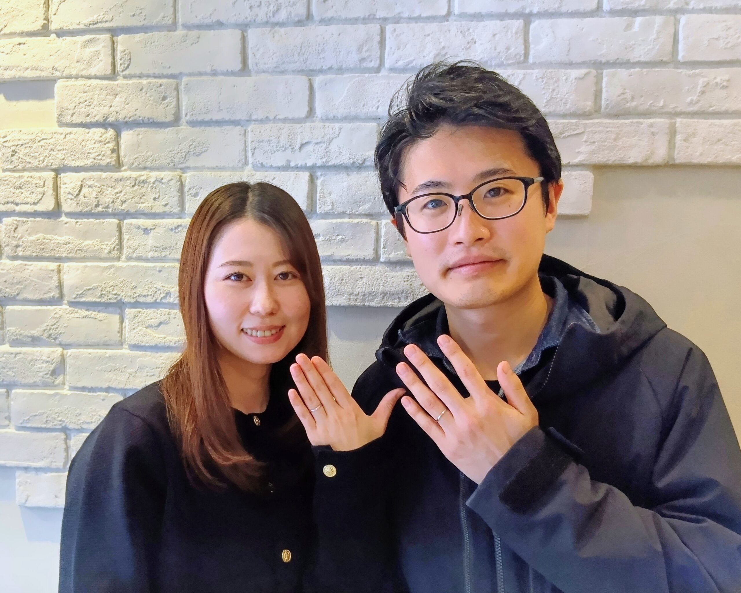 浜松店で結婚指輪をお求めいただいたカップル様