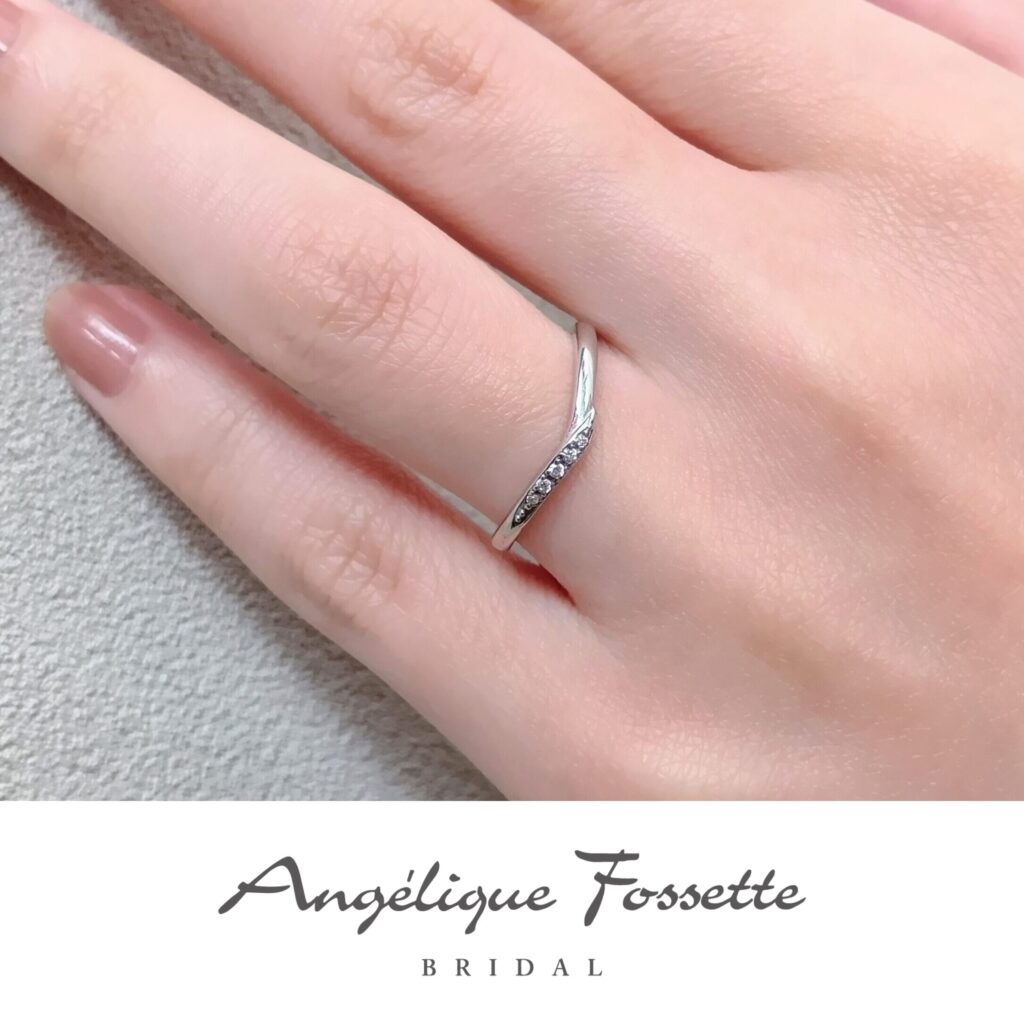 結婚指輪『ラフィーネ』試着