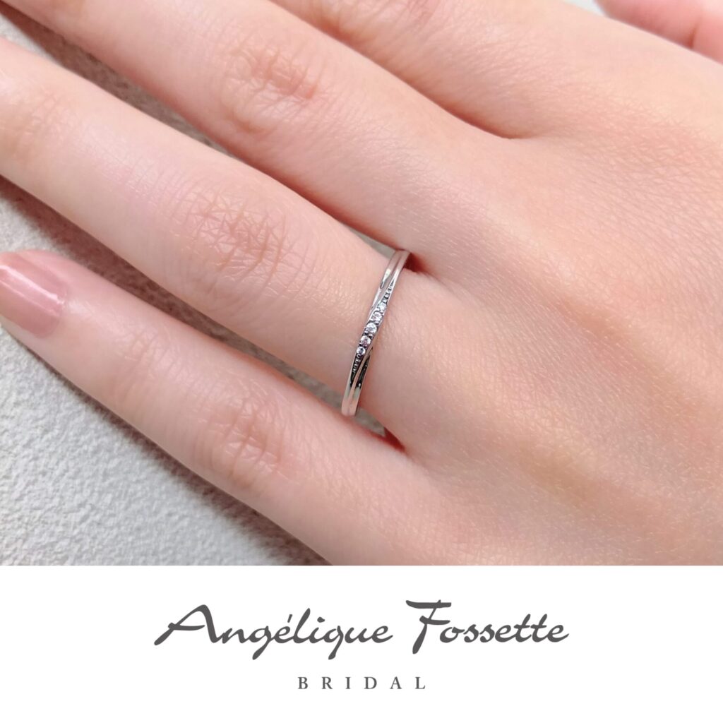 結婚指輪『ファミーユ』試着