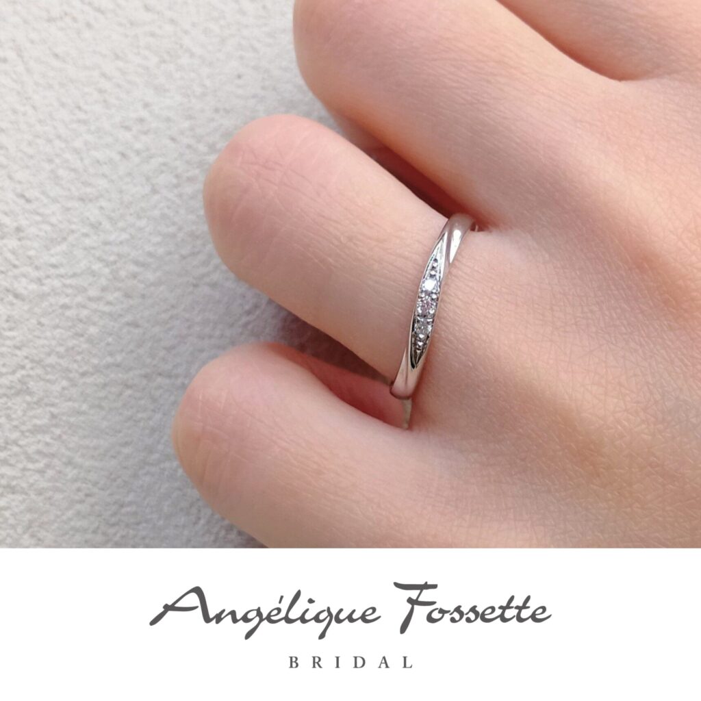 結婚指輪『シェリー』試着