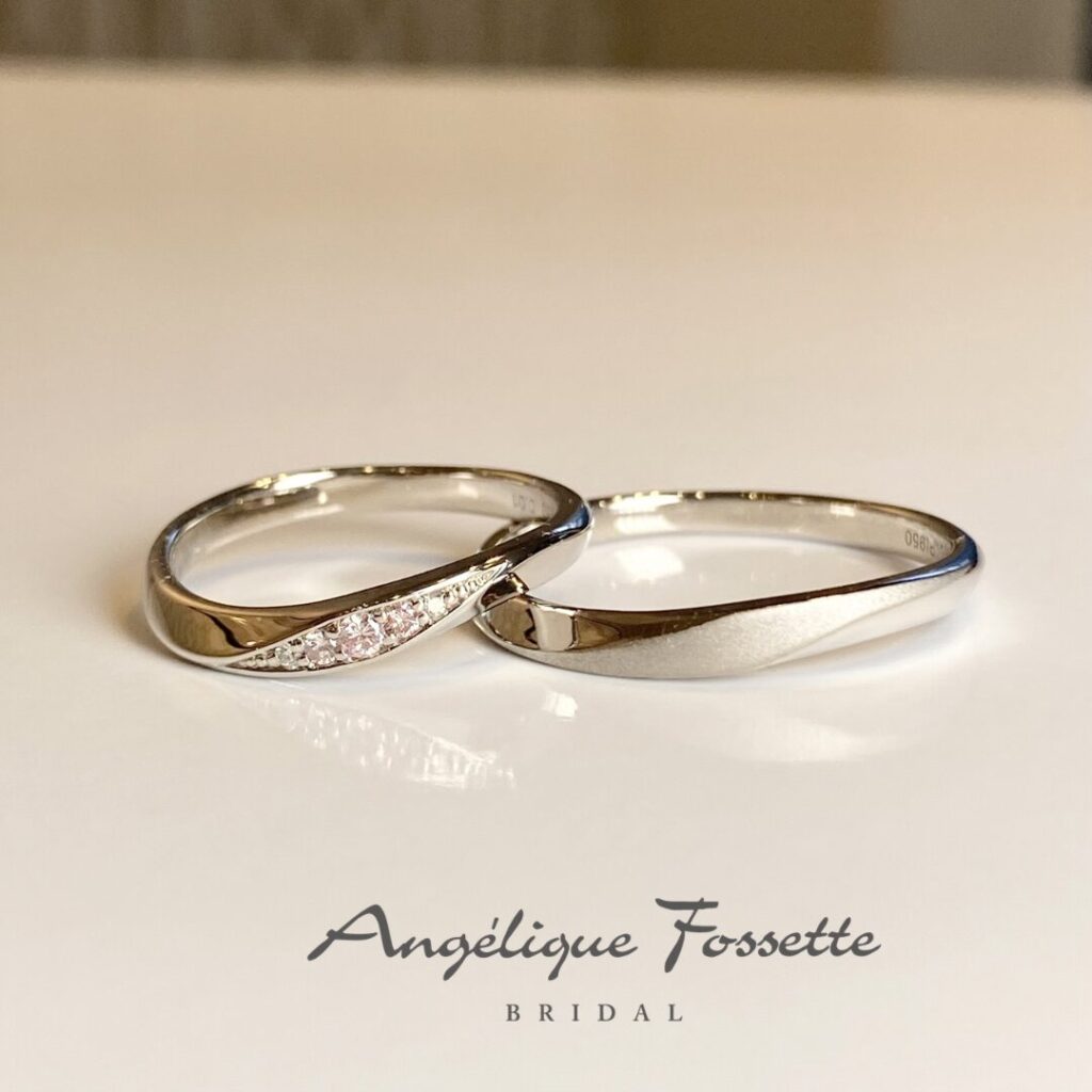 結婚指輪『アウリエル』つや消しアレンジ