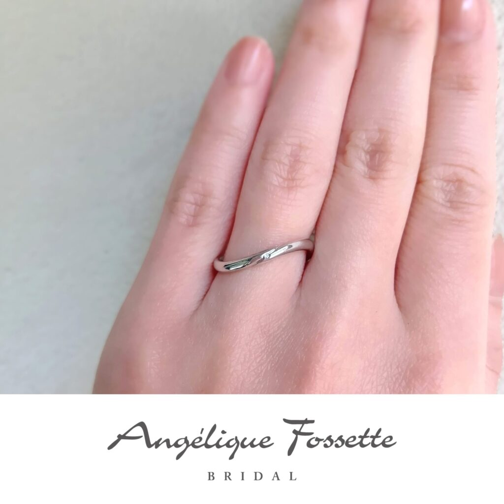 結婚指輪『マンス』試着