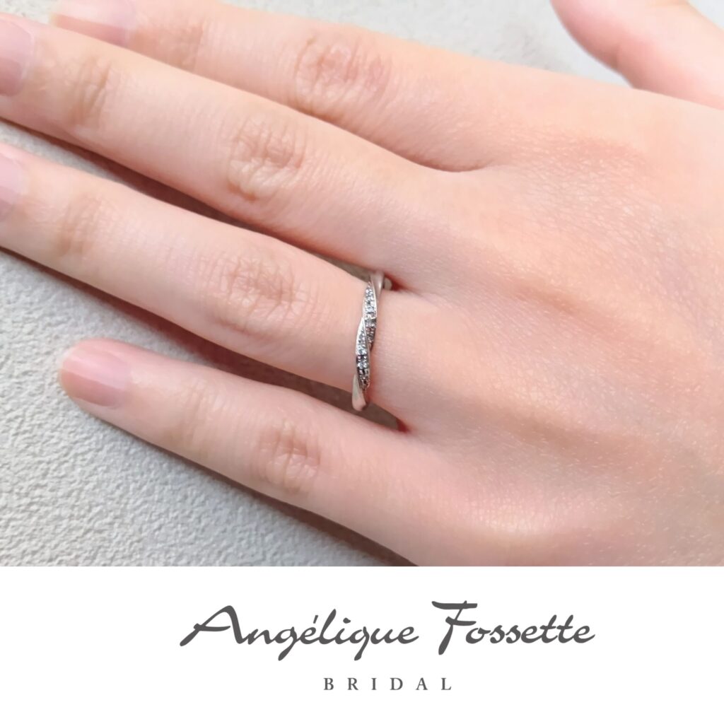 結婚指輪『ジュレ』試着