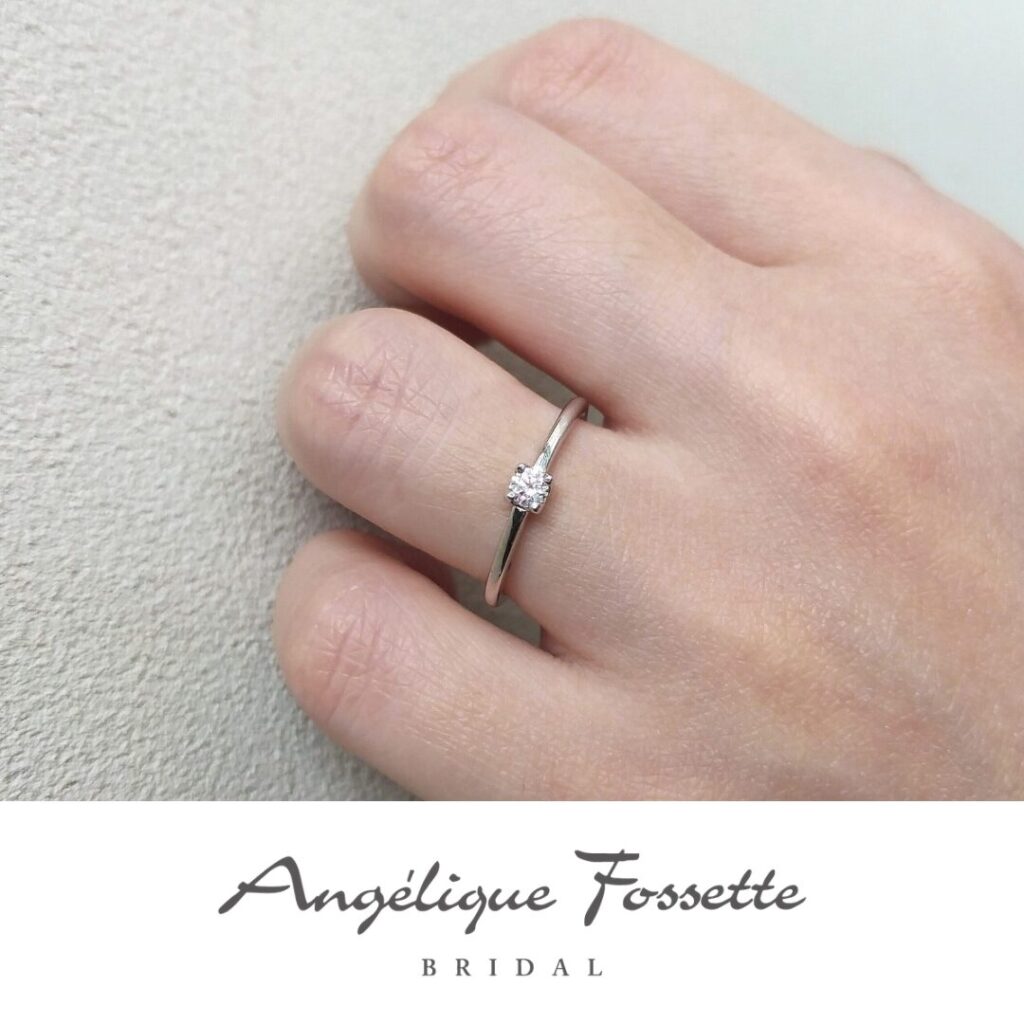 婚約指輪『スラン』試着