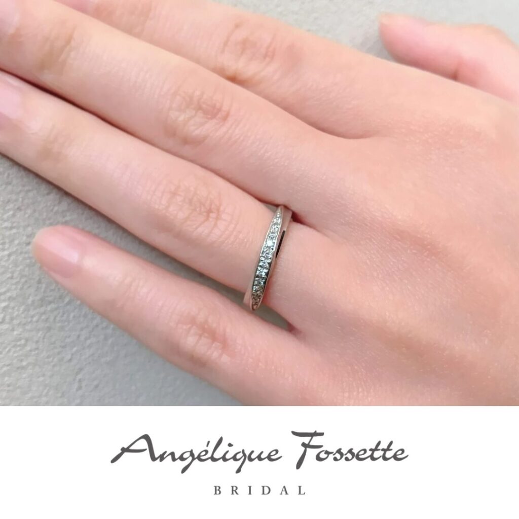 結婚指輪『フュテュール』試着