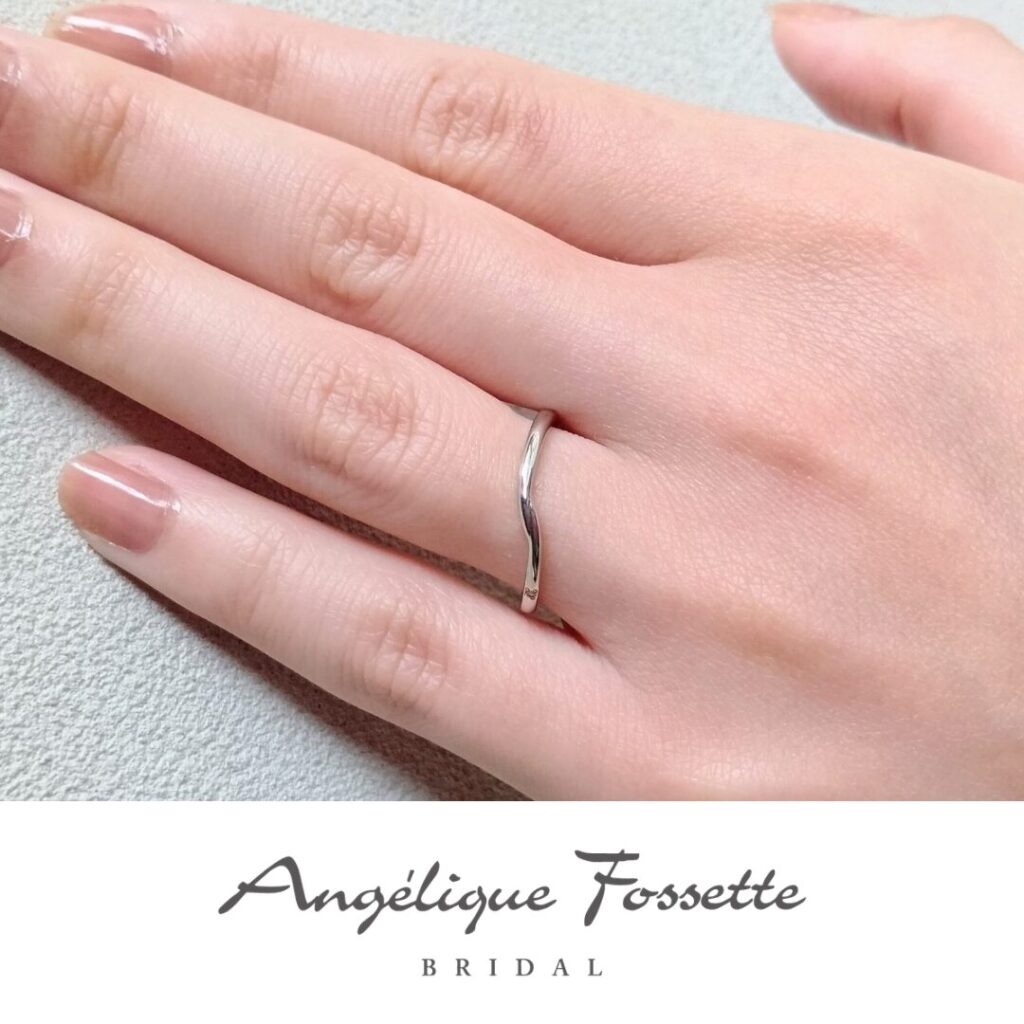 結婚指輪『モンネトワ』試着