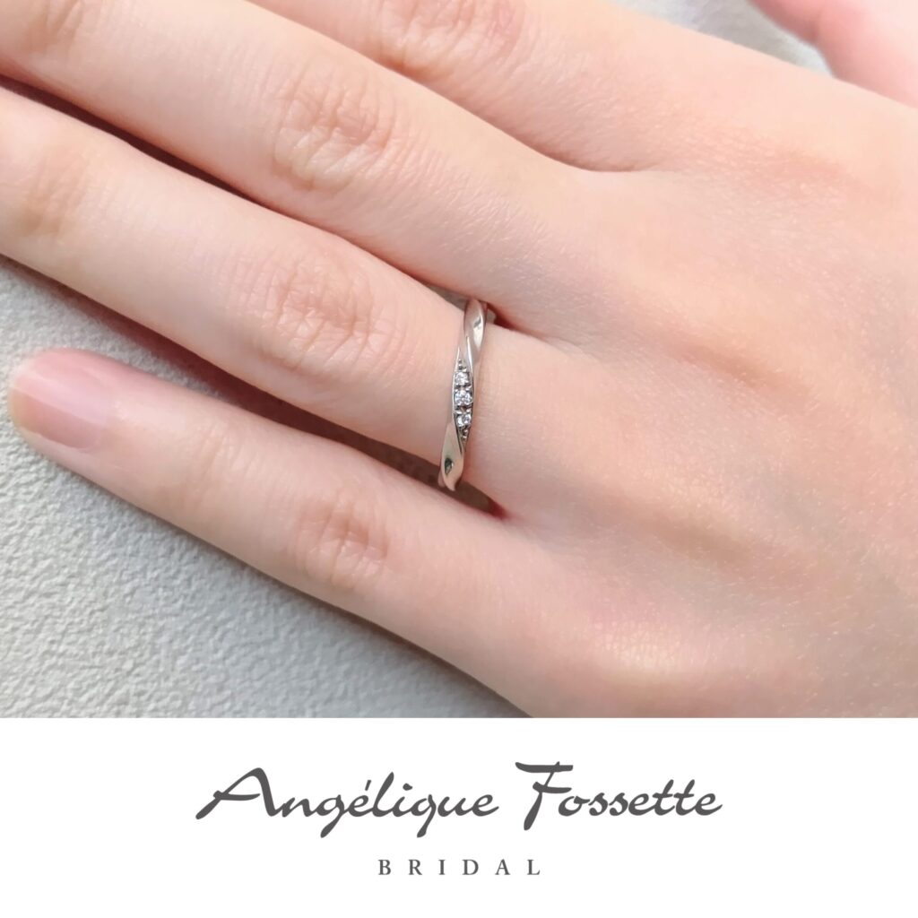 結婚指輪『カリーヌ』試着