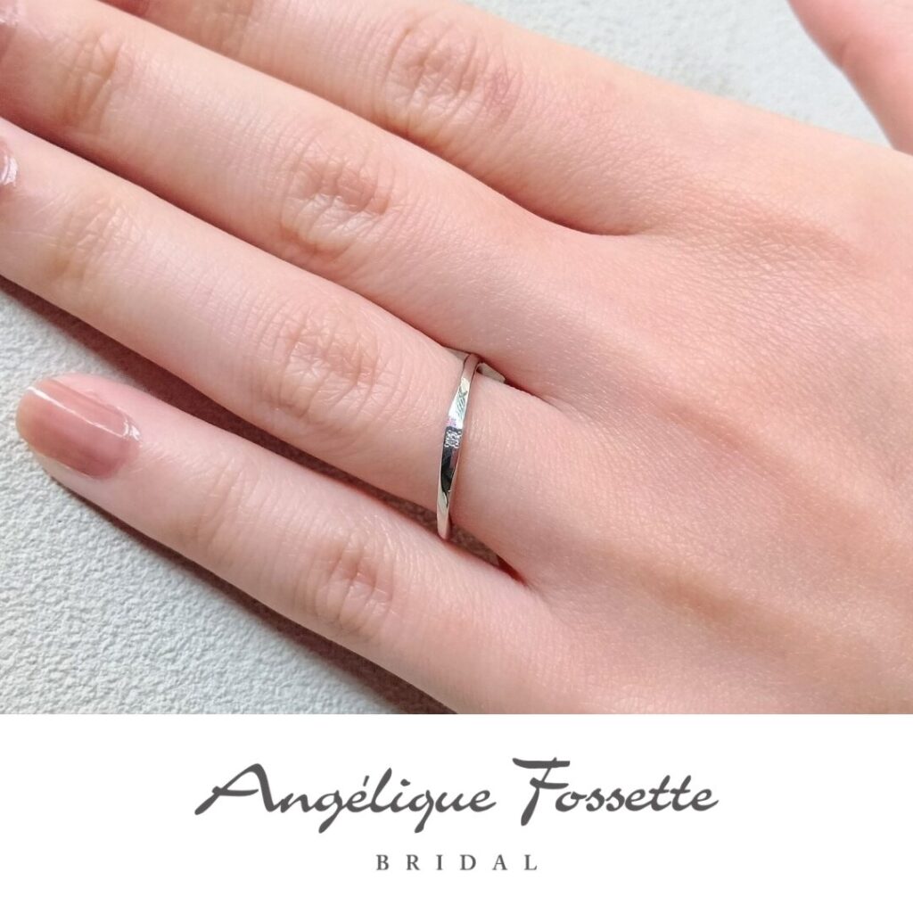 結婚指輪『ルフィルルージュ』試着