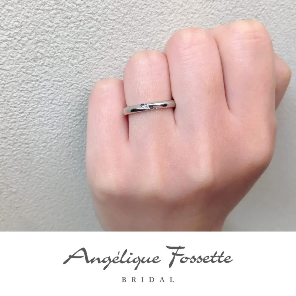 結婚指輪『マリエ』試着