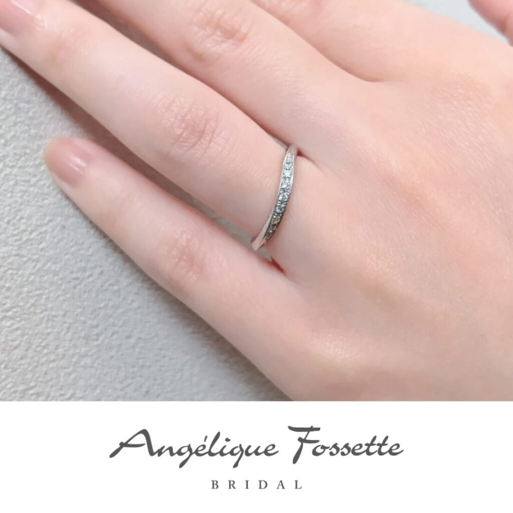 結婚指輪『ボヌール』試着